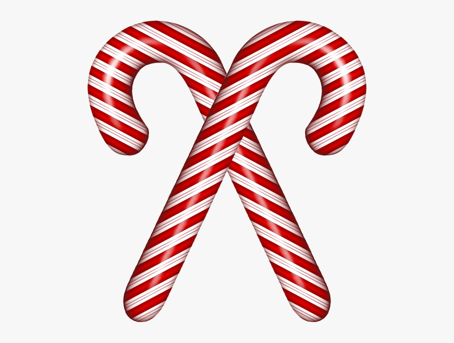 Watercolor Peppermints Candy Cane Clip Art Winter Clipart - Candy Canes For Christmas, Transparent Clipart