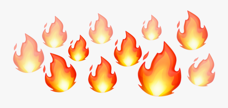Transparent Fire Emoji Png, Transparent Clipart