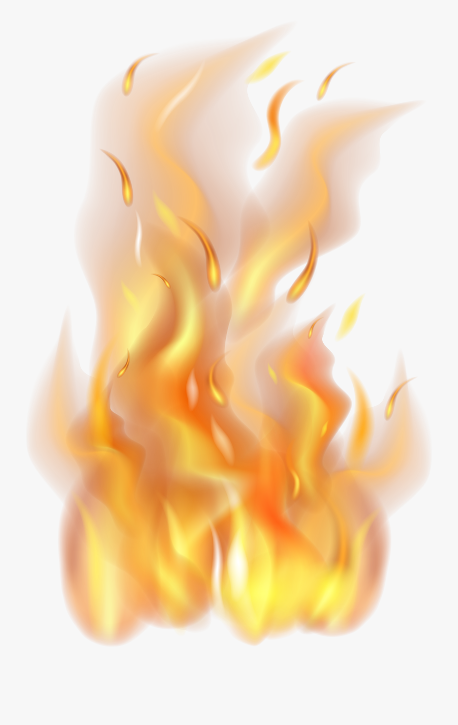 Flames Transparent Png Clip Art Image - Png Fair, Transparent Clipart