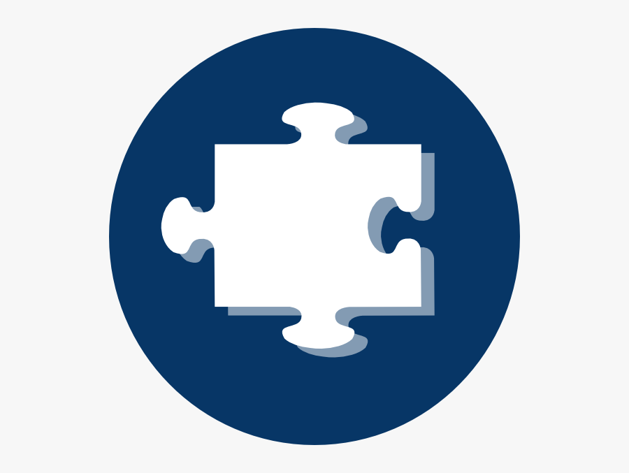 Blue Puzzle Piece Svg Clip Arts - Social Icons Instagram, Transparent Clipart