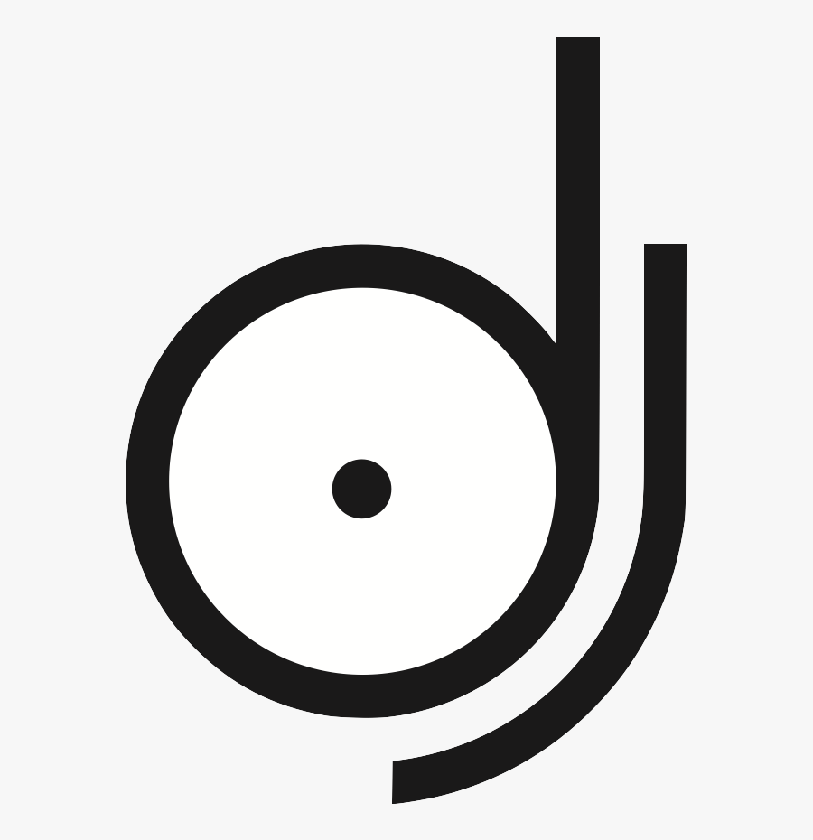 Dj Clipart Design Logo Pencil And In Color Dj - Dj Logo Transparent Background, Transparent Clipart