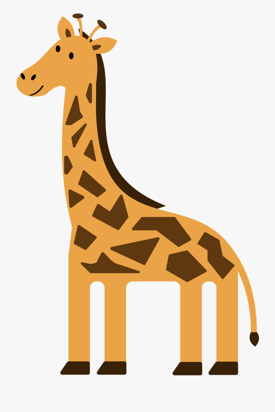 Giraffe Zoo Animals Clipart, Transparent Clipart
