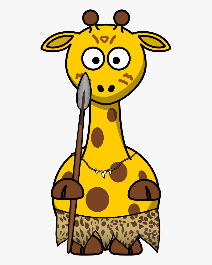 Giraffe Wild - Cartoon Animal Clipart, Transparent Clipart