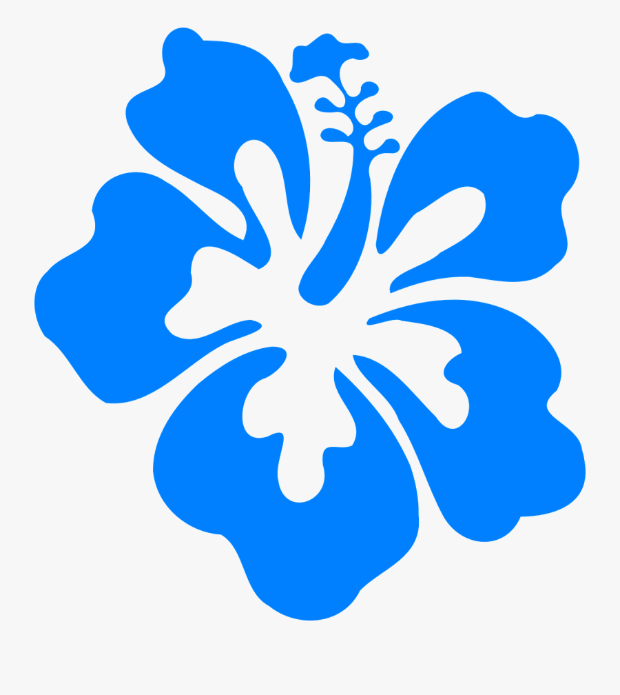 Blue Flower Clipart 21, Buy Clip Art - Hibiscus Clip Art, Transparent Clipart