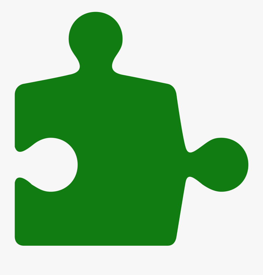 Free Puzzle Piece Icon Clipart , Png Download - Puzzle Color Green, Transparent Clipart