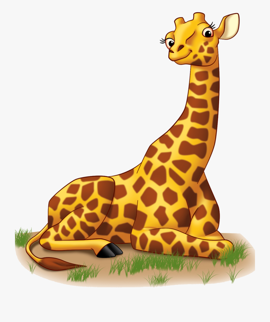 Clip Art Cute Giraffes - Baby Giraffe Cartoon Giraffe Clipart Png, Transparent Clipart