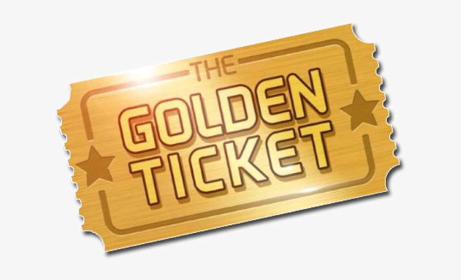 Clip Art Golden Art Youtube Willy - Golden Ticket, Transparent Clipart
