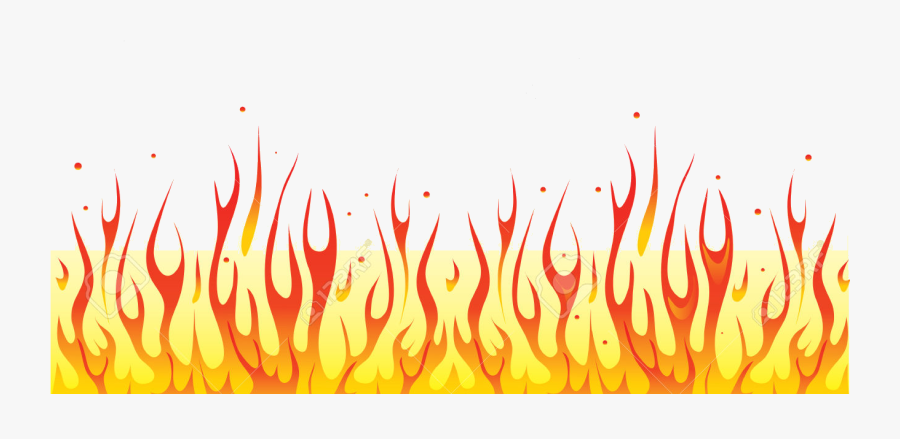 Fire Border Clipart Collection Flame Clip Art Transparent - Fire Border Clipart, Transparent Clipart