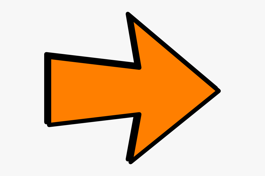 Orange Arrow Clip Art - Arrow Clip Art, Transparent Clipart
