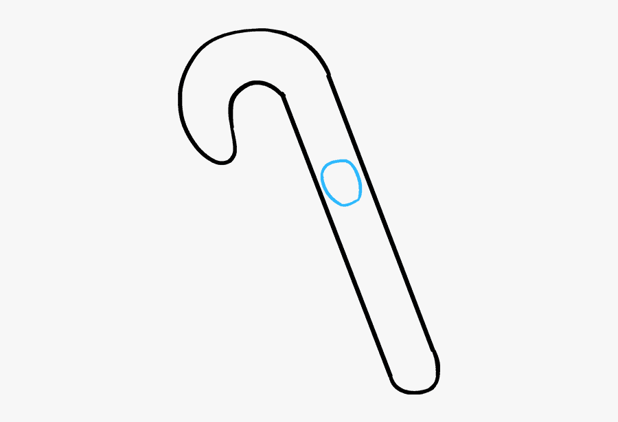 How To Draw Candy Cane, Transparent Clipart