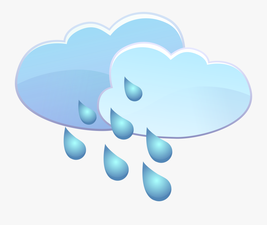 Clouds And Rain Drops Weather Icon Png Clip Art, Transparent Clipart