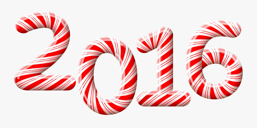 February Clipart Candy - 2019 Candy Cane Png, Transparent Clipart