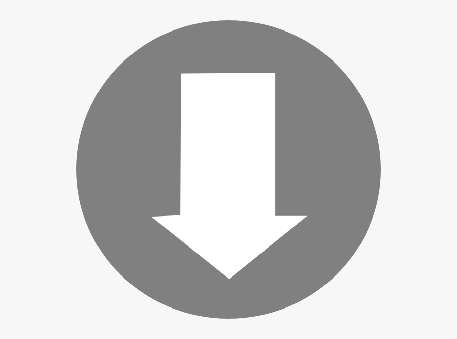 Arrows Clip Art - Top Icon Grey Png, Transparent Clipart