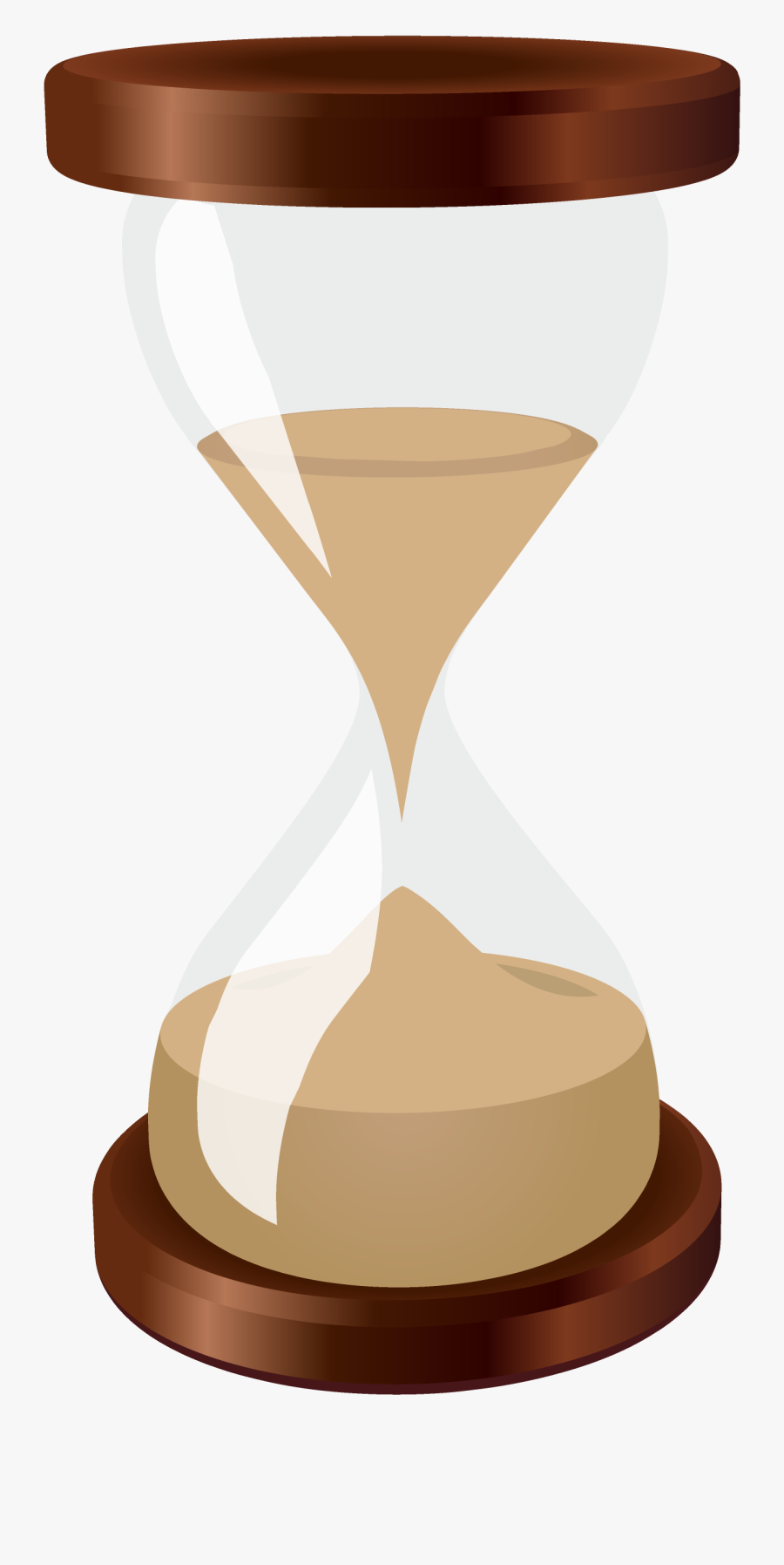 Hourglass Clock Sand Euclidean Vector - Sand Timer No Background, Transparent Clipart
