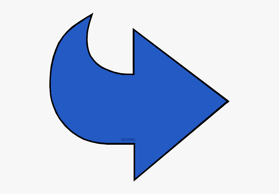 Blue Arrow, Transparent Clipart