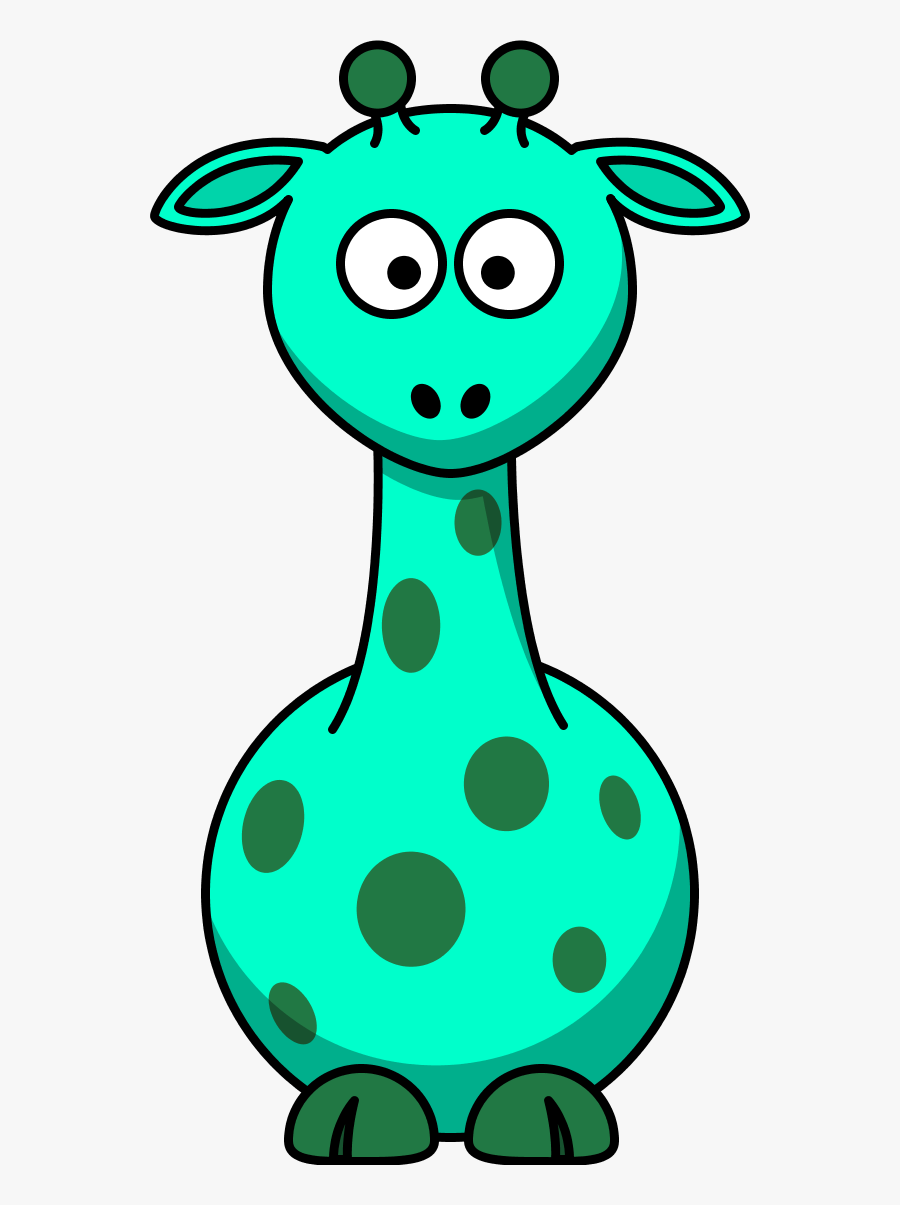 Giraffe Cartoon Picture - Cartoon Giraffe, Transparent Clipart