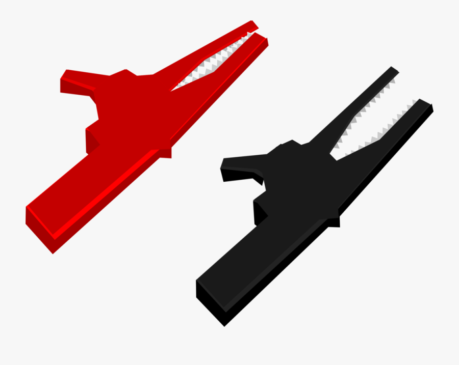 Alligator Clips - Clipart Of Alligator Clips, Transparent Clipart