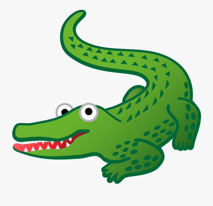 Crocodile,clip Art,animal Figure,american Crocodile,saltwater - Krokodil Emoji, Transparent Clipart