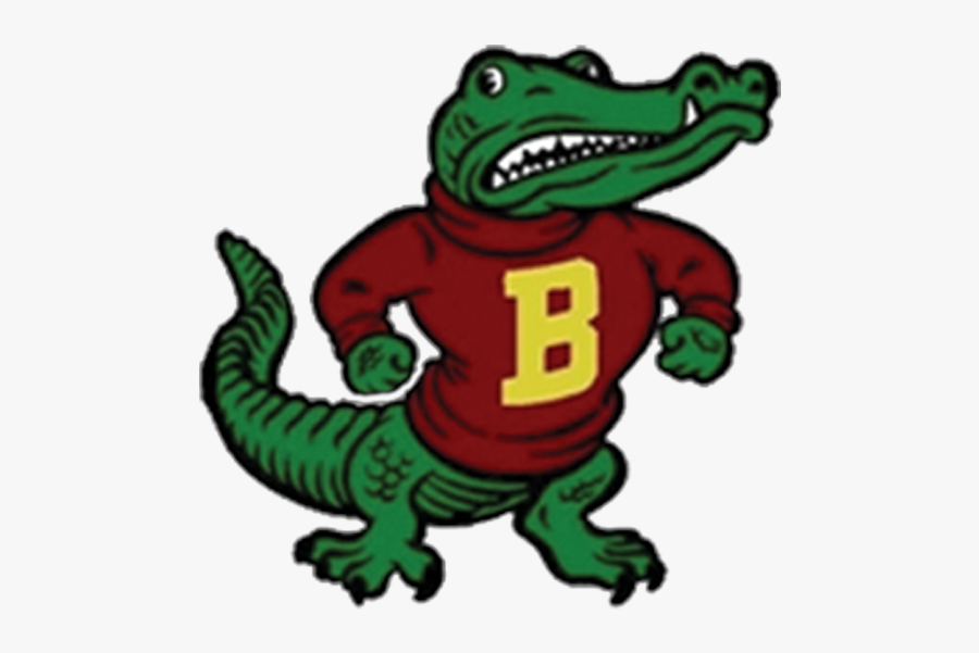 Gator Cartoon Free Download - Baker High School Gators, Transparent Clipart