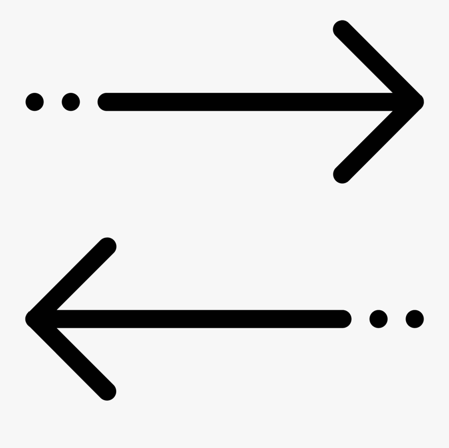 Arrow Clipart Icons Png - Bidirectional Arrows, Transparent Clipart