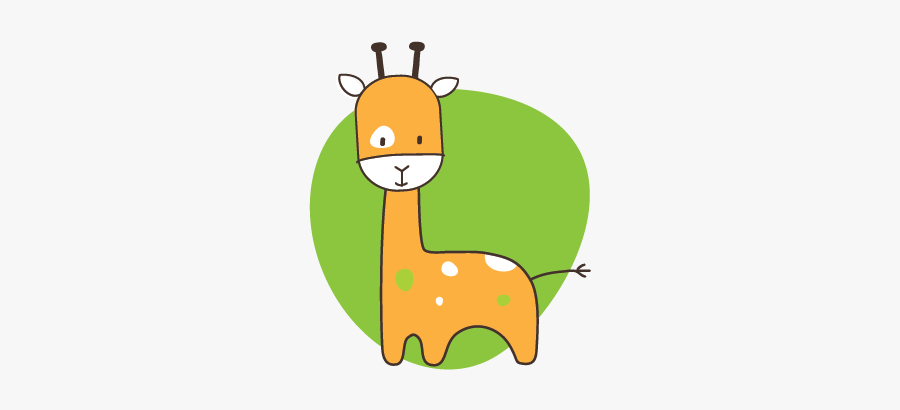 Draw A Cute Giraffe, Transparent Clipart