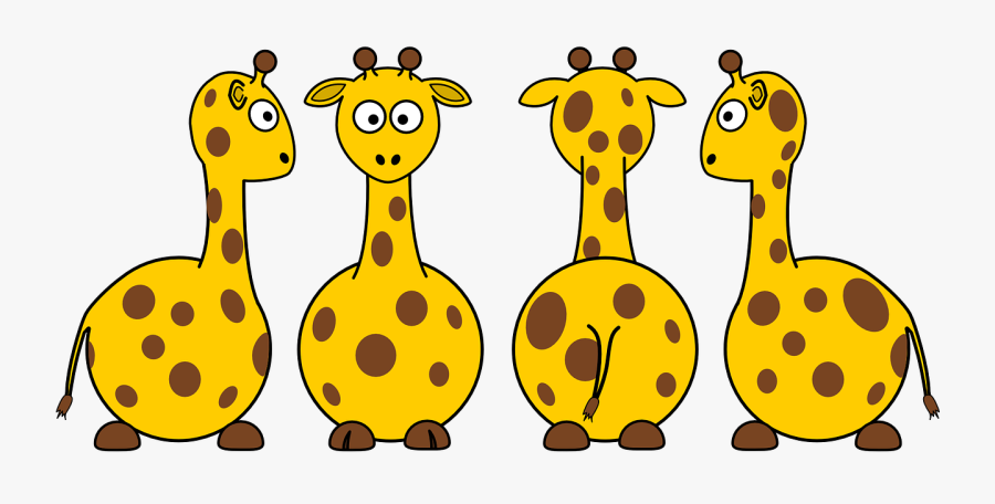 Cartoon Giraffe - D In Medial Position Spanish, Transparent Clipart