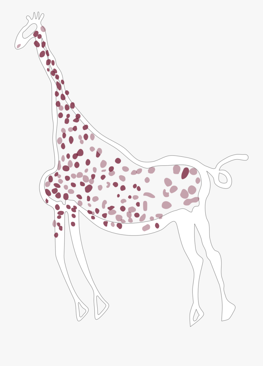 Giraffe Petroglyphs, Transparent Clipart
