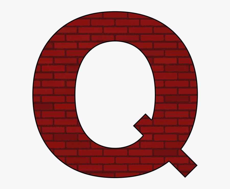 Red,circle,clip Art,graphics - Bricks Pixabay Alphabet, Transparent Clipart