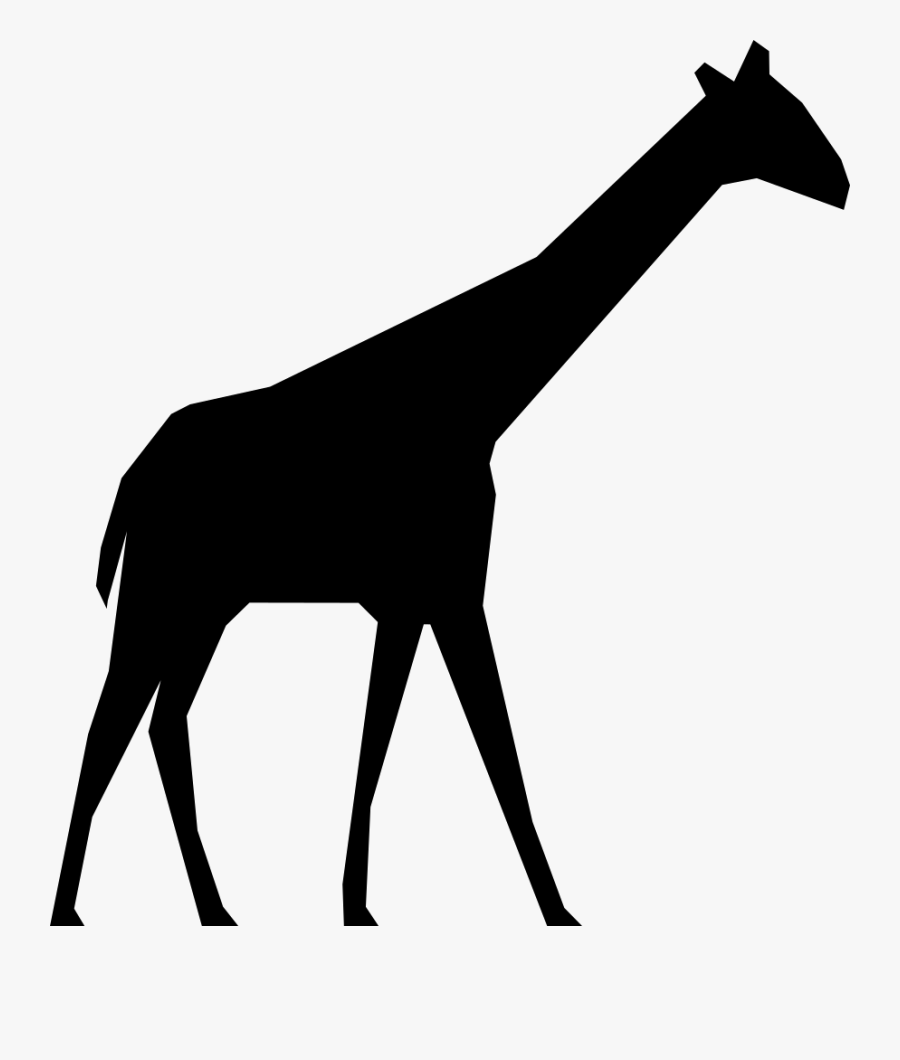 Giraffe Silhouette Svg Png Icon Free Download - Giraffe Svg Free, Transparent Clipart