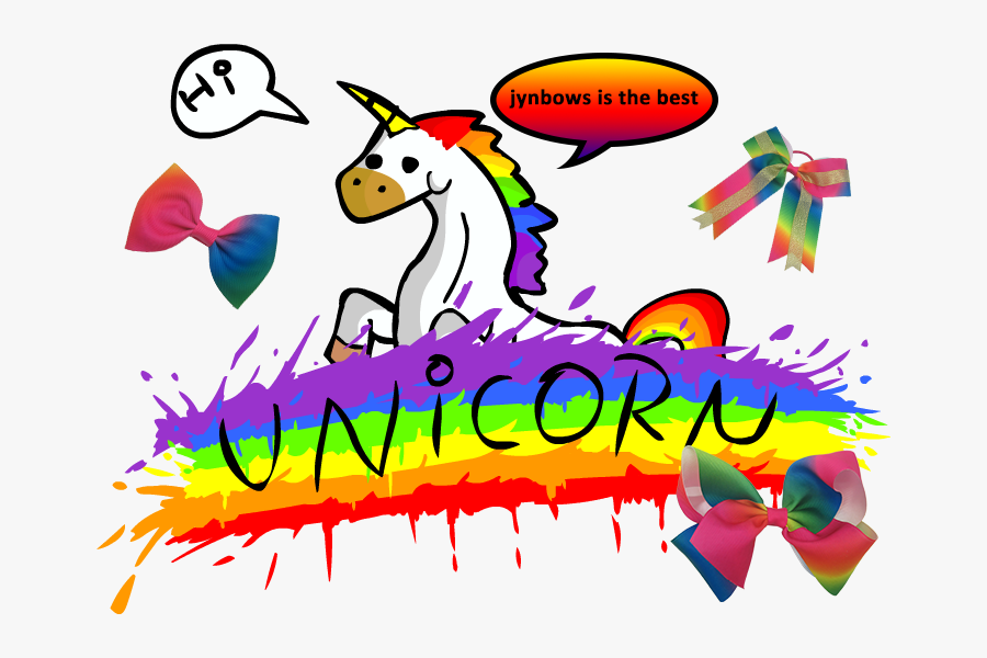 Rhinestone Alligator Clip - Unicorn Youtube Channel Art, Transparent Clipart