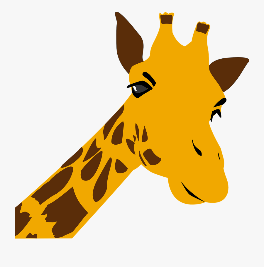 Zoo Clipart Giraffe - Giraffe Png Vector, Transparent Clipart