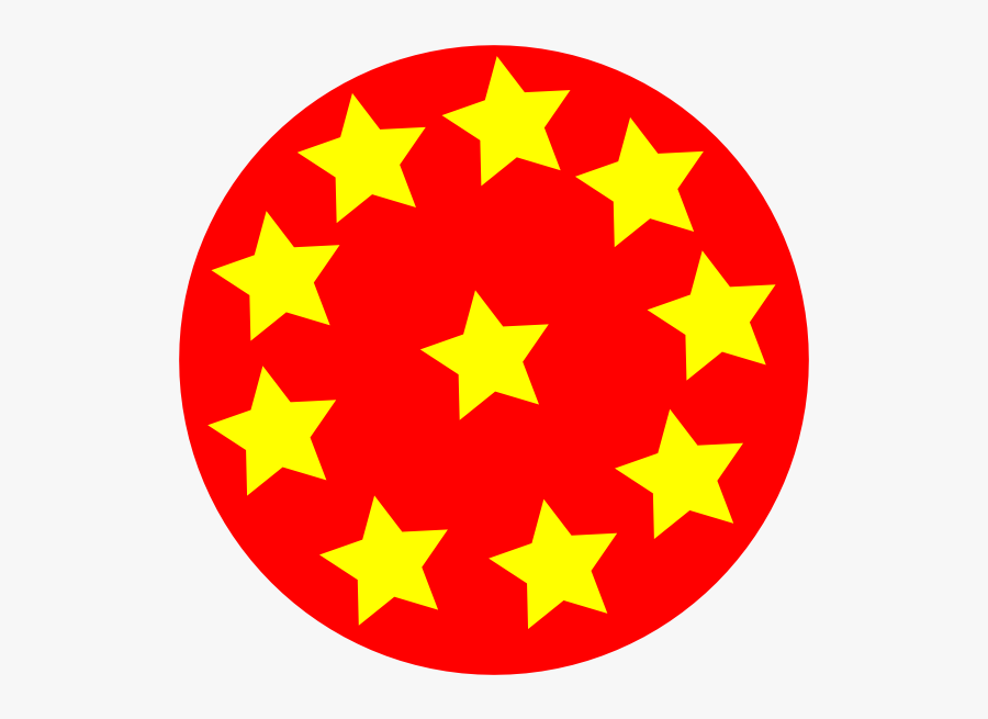 Red Circle With Stars Clip Art At Clker - Happy Birthday 12 Brother, Transparent Clipart