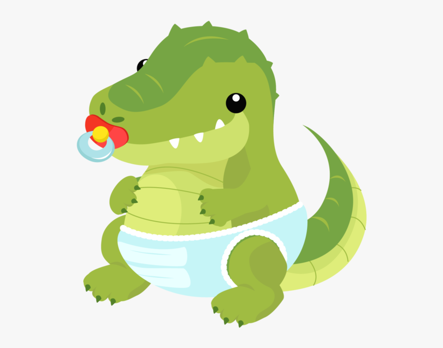 Cute Baby Crocodile Drawing, Transparent Clipart