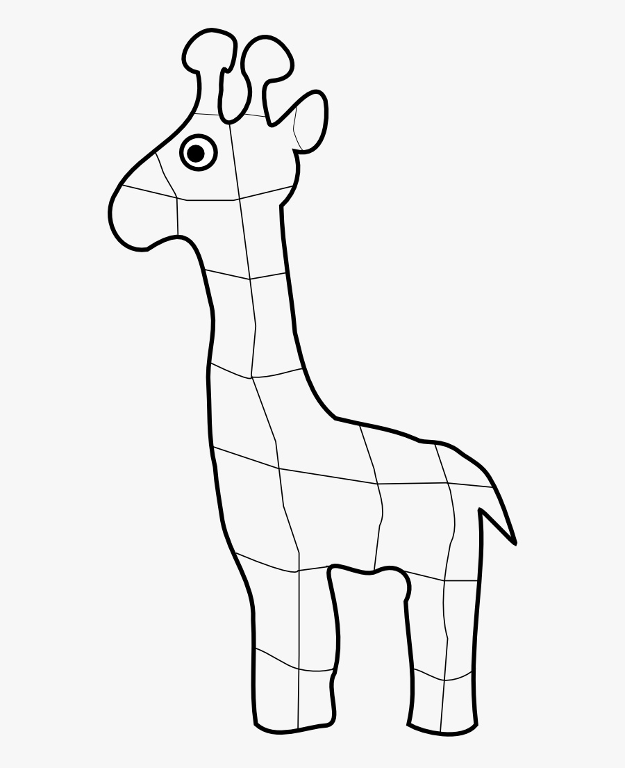 Free Giraffe Pattern Sewing - Giraffe, Transparent Clipart