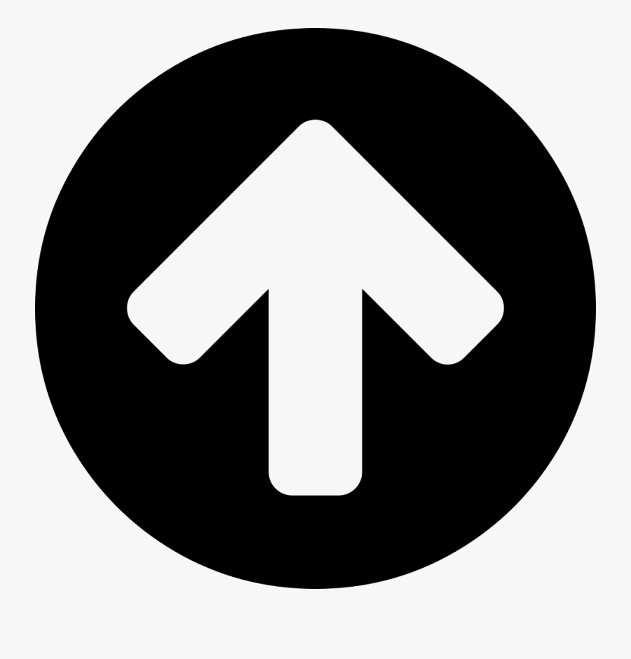 Up Arrow Clipart - Black Twitter Icon Transparent Background, Transparent Clipart