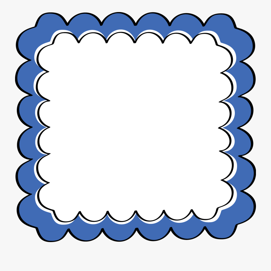 Images Of Blue - Blue Frame Clipart, Transparent Clipart