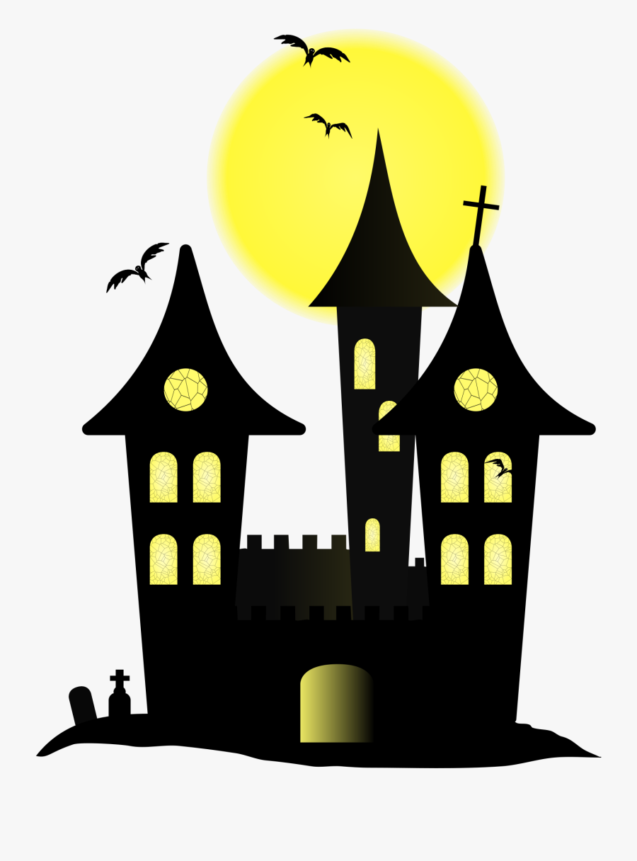 Halloween Castle Picture Transparent Stock - Printable Halloween Castle, Transparent Clipart