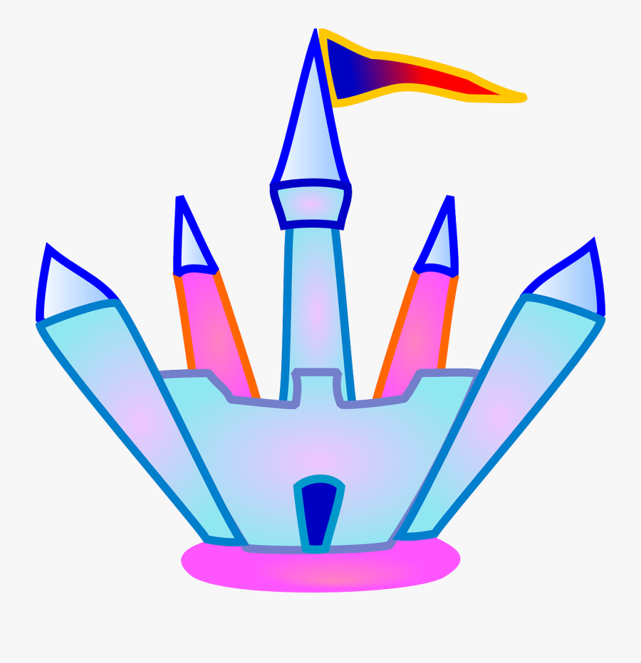 Castle Clip Art, Transparent Clipart
