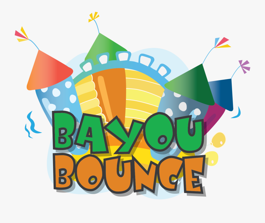 Bayou Bounce Logo - Bouncy Castle Clip Art, Transparent Clipart