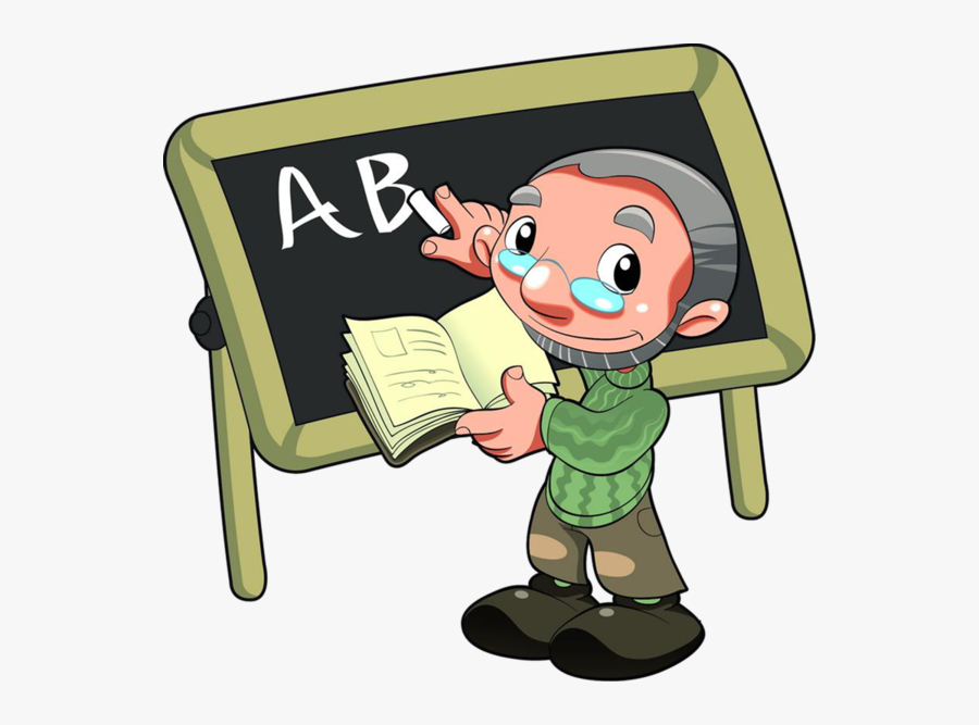 Clip Art Children Swimming - Old Teacher Clipart Png, Transparent Clipart