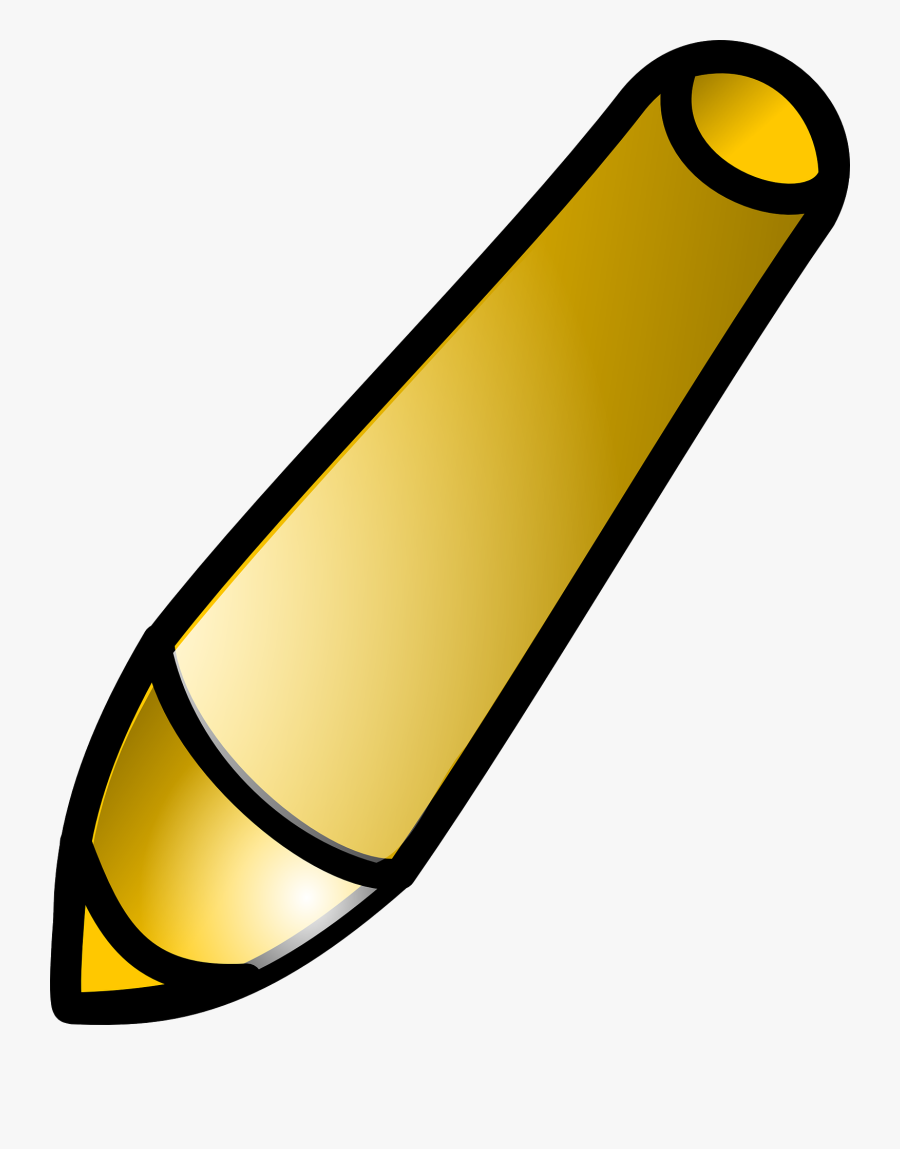 Line,yellow,crayon - Gold Crayon Clipart, Transparent Clipart