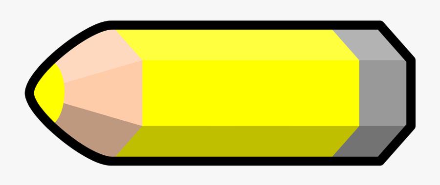 Pencil Clipart Yellow Color - Dibujo De Lapiz De Color, Transparent Clipart