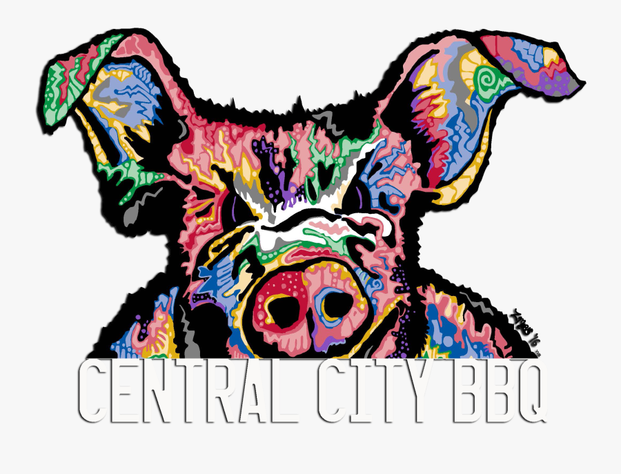 Central City Bbq - Central City Bbq Logo, Transparent Clipart