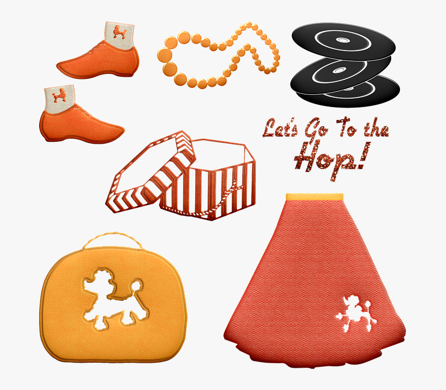 Retro 1950"s Clip Art, Soda Shop, Lunch, Dinner, Transparent Clipart