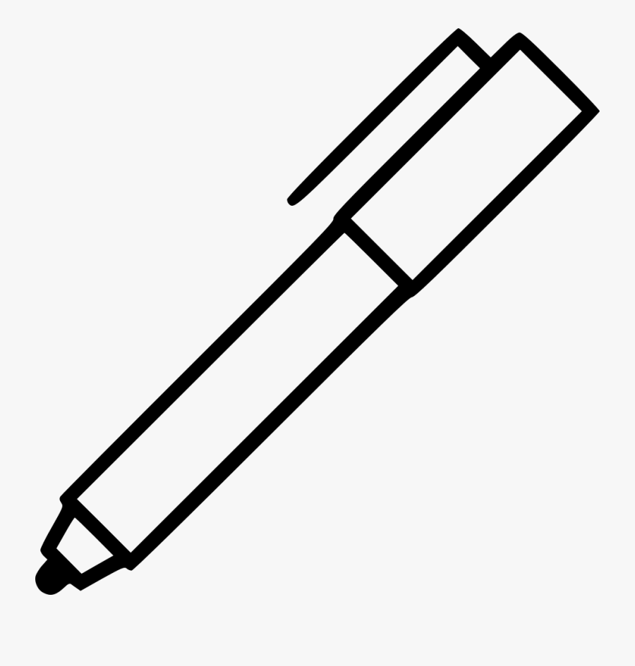 Transparent Crayon Clip Art - Pen Marking Icon Png, Transparent Clipart