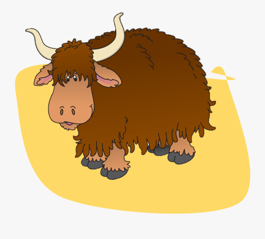 Yak Clipart Crayon - Yak Clip Art, Transparent Clipart