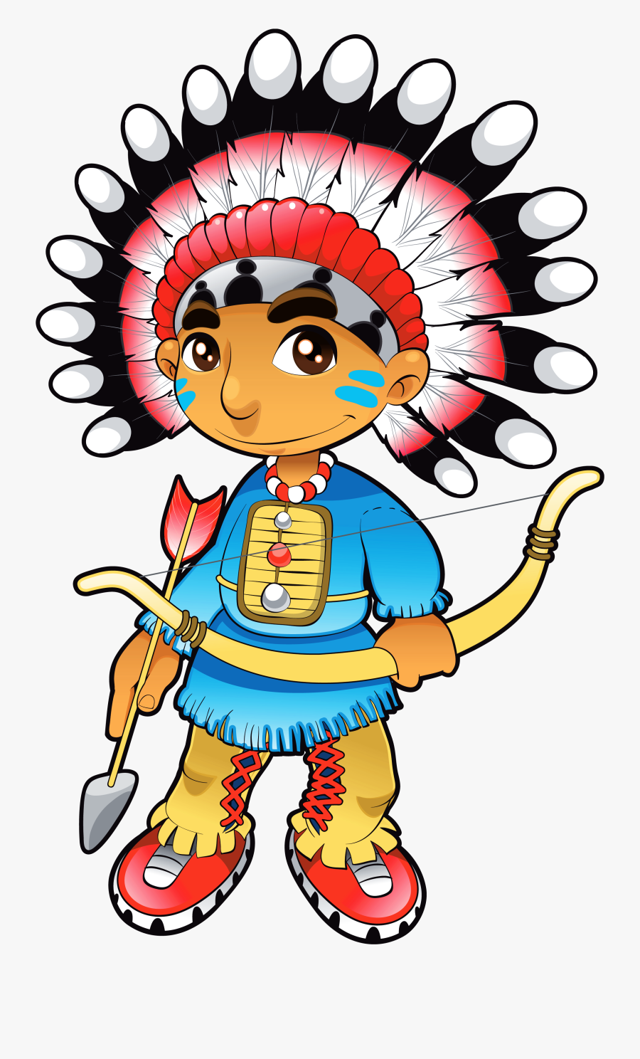 Cute Boy Clipart At Getdrawings - รูป การ์ตูน ชน เผ่า, Transparent Clipart