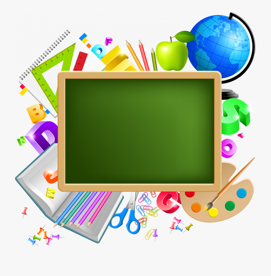 Tubes Ecole Png - Back To School Frame, Transparent Clipart