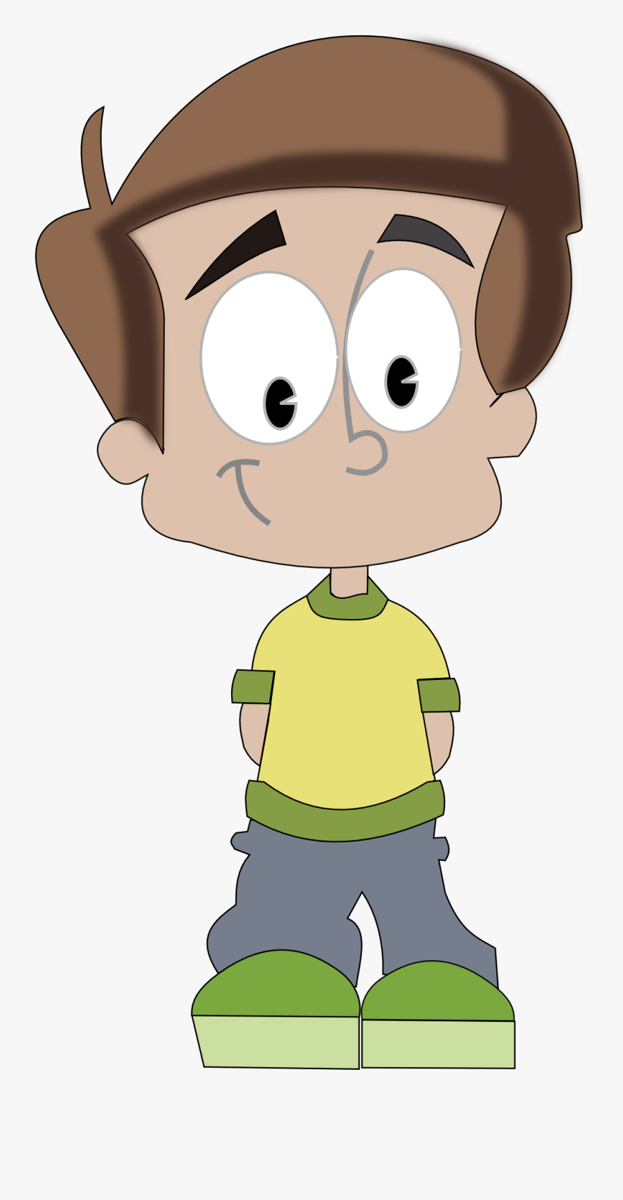 Boy Looking Cliparts Free Clip Art On - Young Boy Cartoon Png, Transparent Clipart