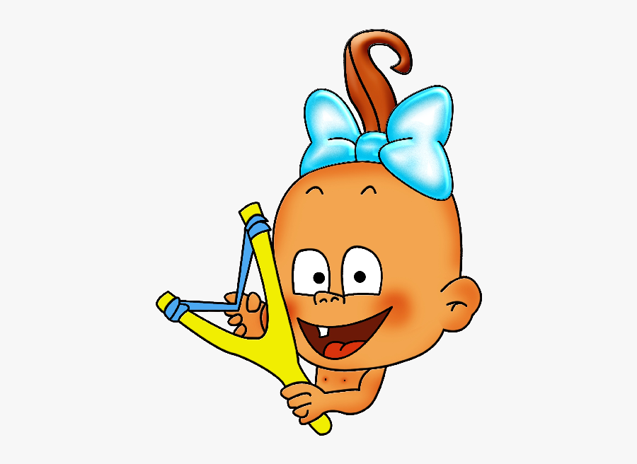 Funny Baby Girl Clipart - Funny Cartoon Baby Girls, Transparent Clipart